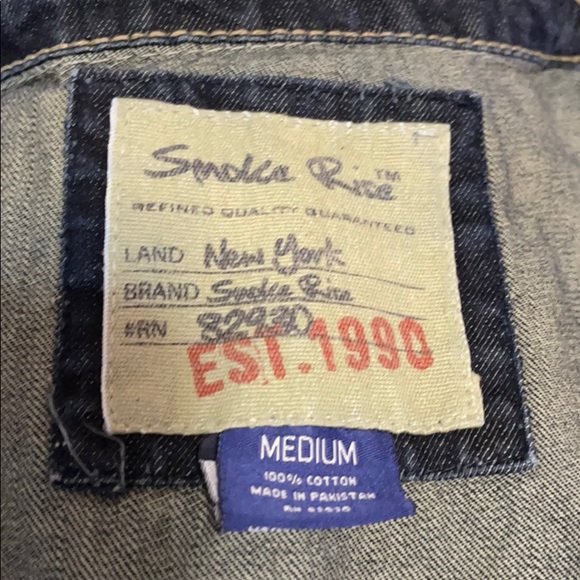 Men’s Smoke Rise Denim Jacket - Picture 3 of 3